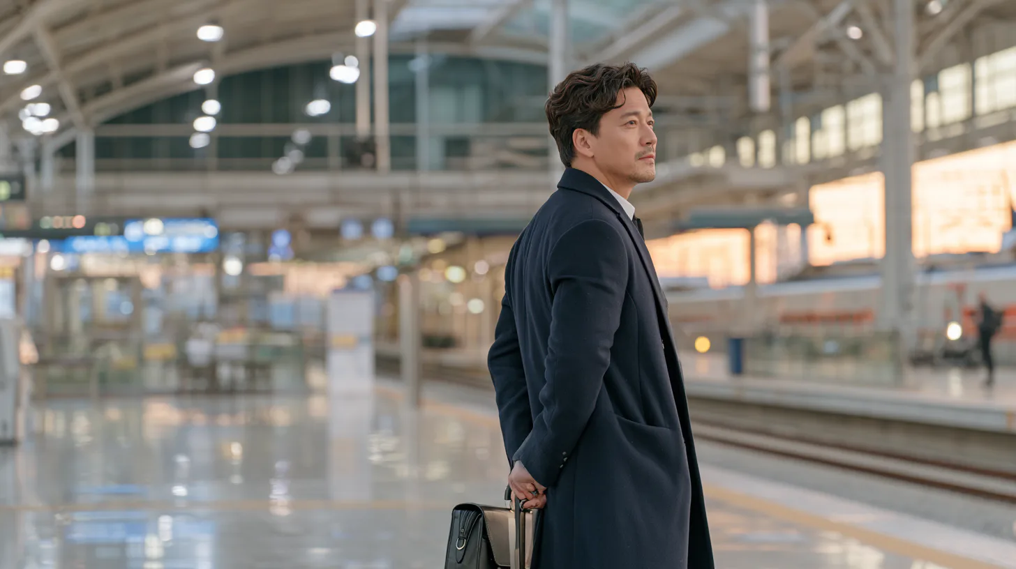 터미널에서 이동을 기다리는 옮기는자